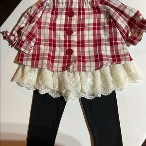 Rare editions girls outfit. Size 2T